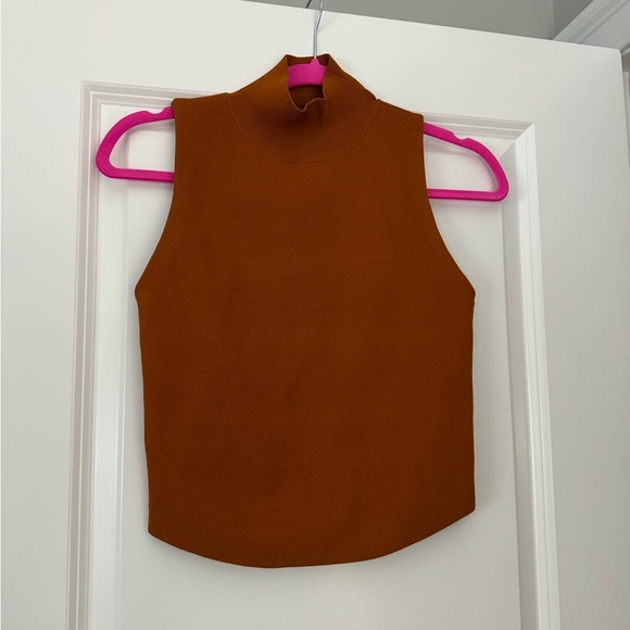 House of Harlow 1960 Brown Sleeveless Top - Picture 2 of 6